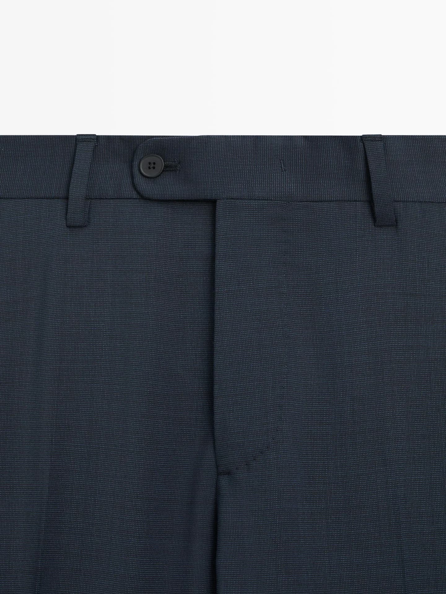 Шерстяные костюмные брюки - фото 5