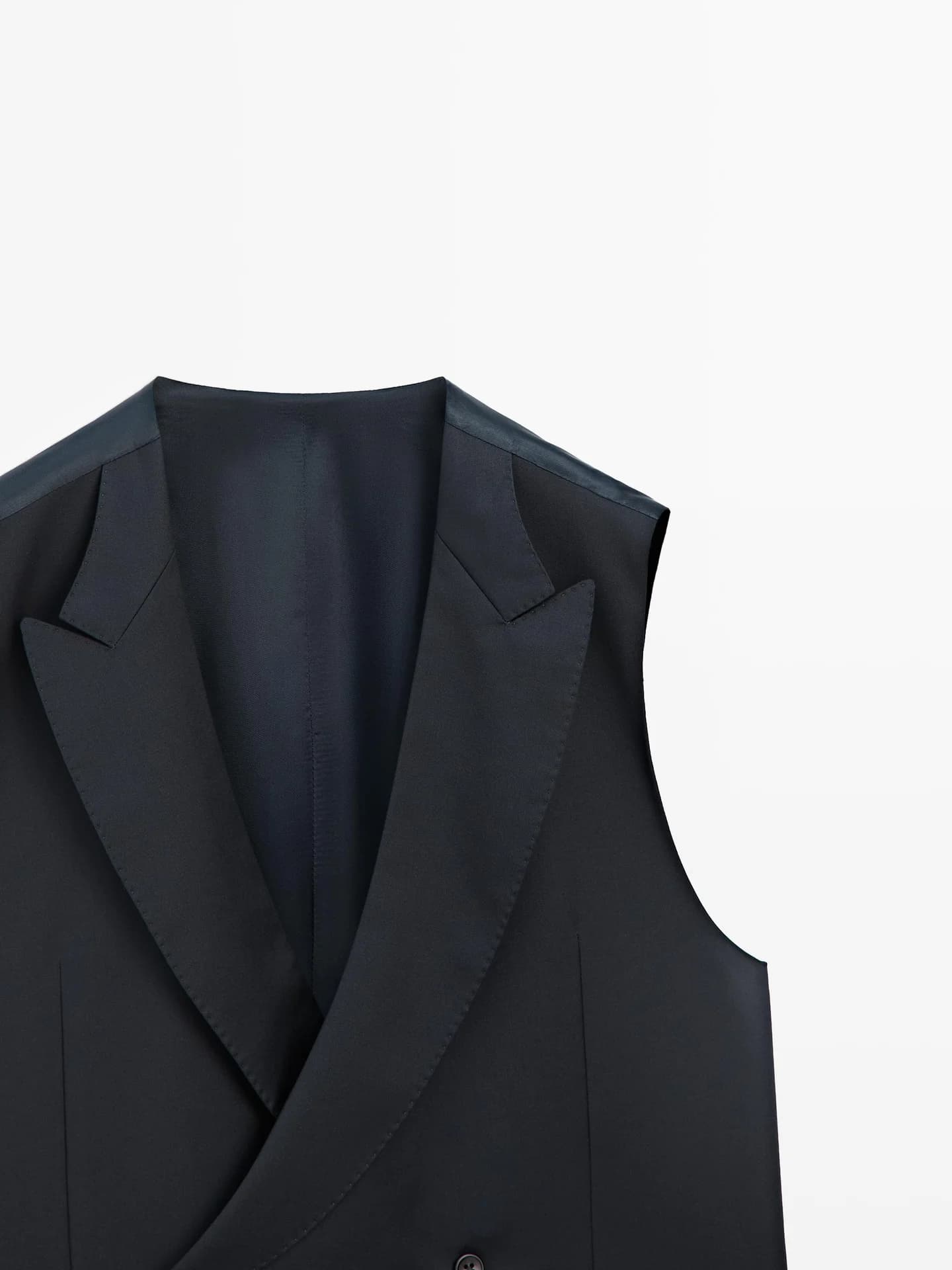 Жилет из шерстяного костюма - фото 2