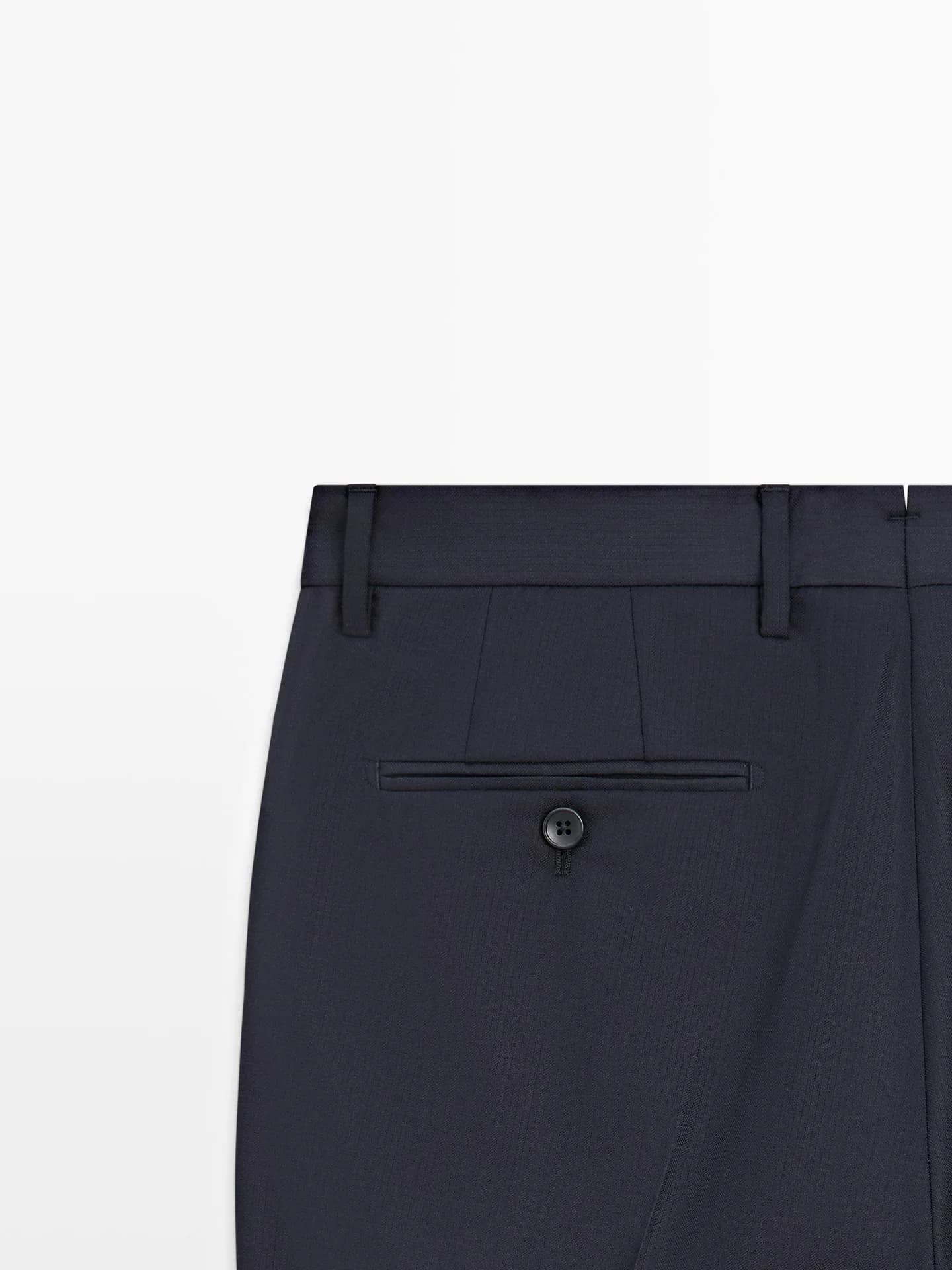 Шерстяные костюмные брюки - фото 3