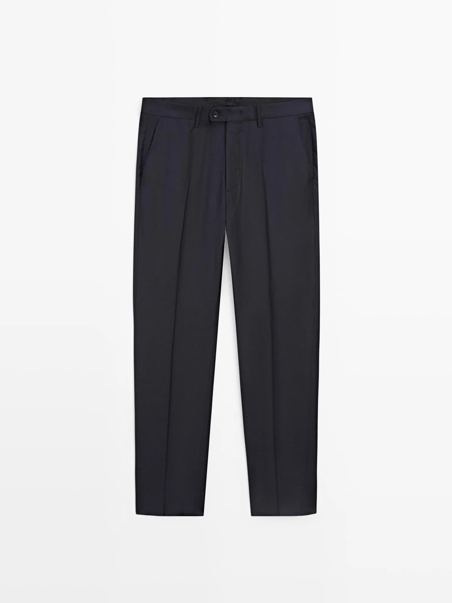 Шерстяные костюмные брюки - фото 7