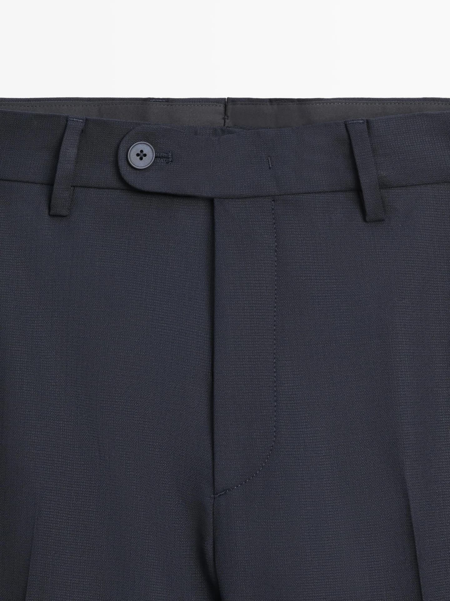 Костюмные брюки из смесовой шерсти - фото 3