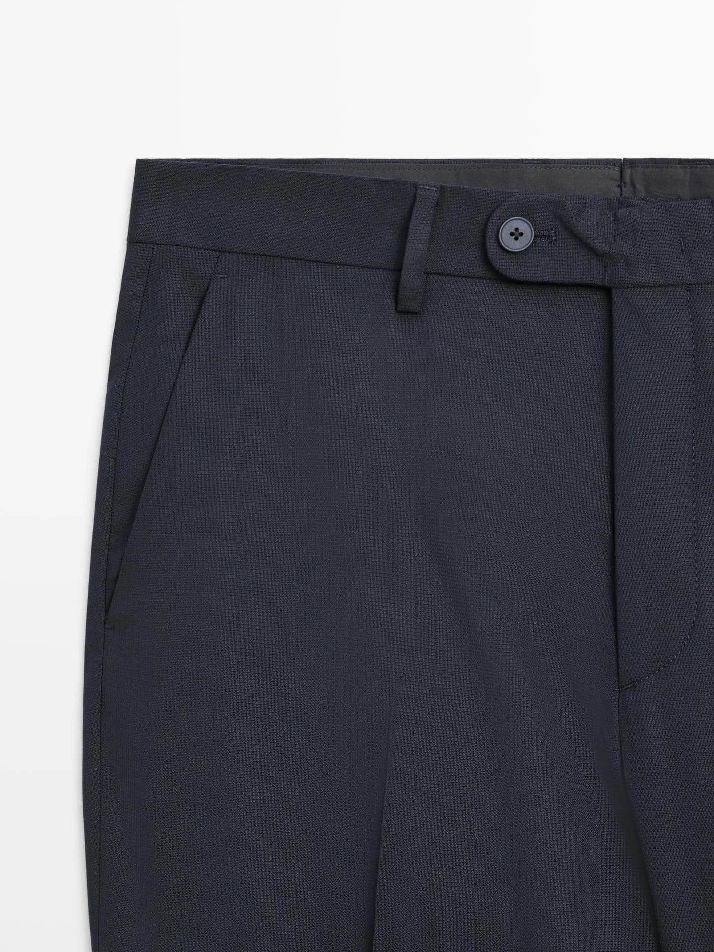 Костюмные брюки из смесовой шерсти - фото 5