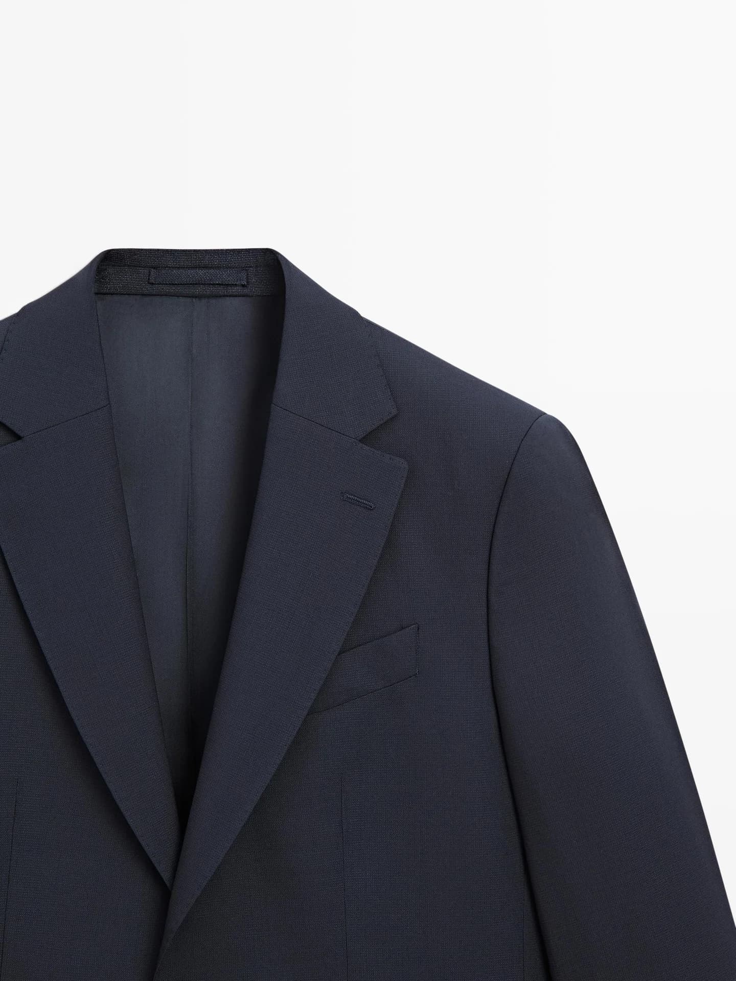 Пиджак из смесовой шерсти - фото 7