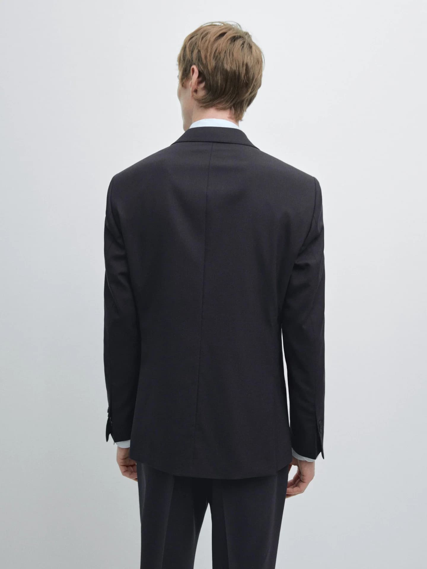 Пиджак из смесовой шерсти - фото 10