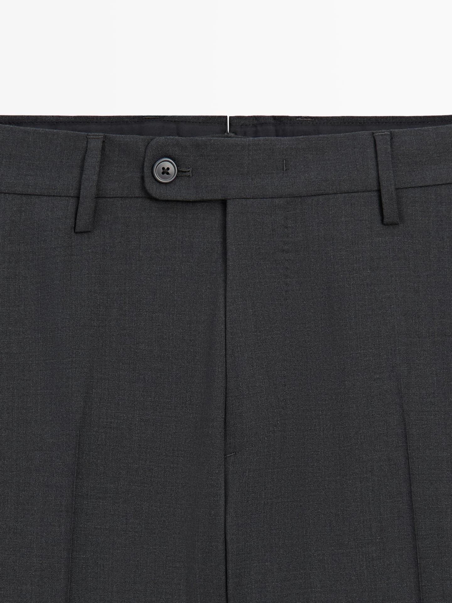 Шерстяные костюмные брюки - фото 7