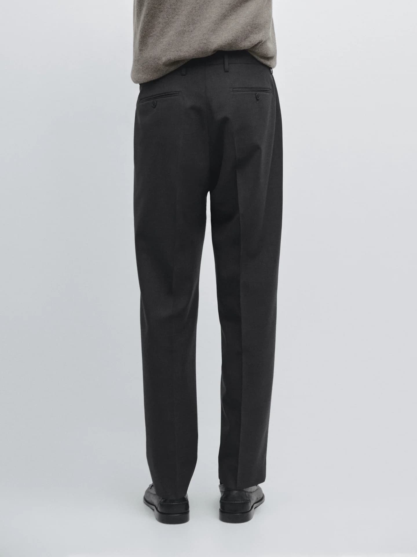 Шерстяные костюмные брюки - фото 9