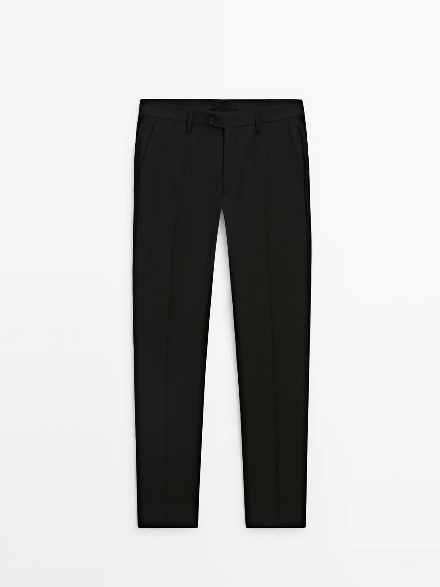 Шерстяные костюмные брюки