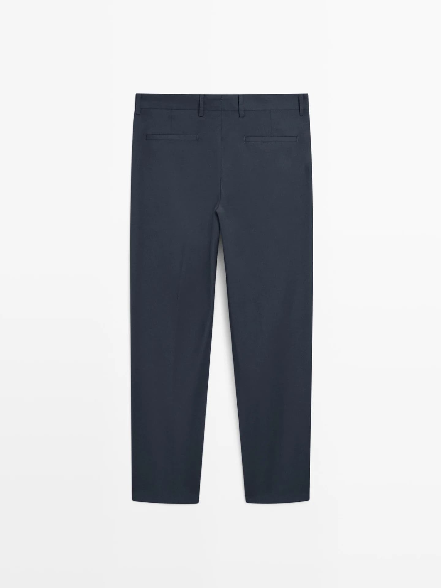 Шерстяные костюмные брюки с широкими штанинами - фото 8