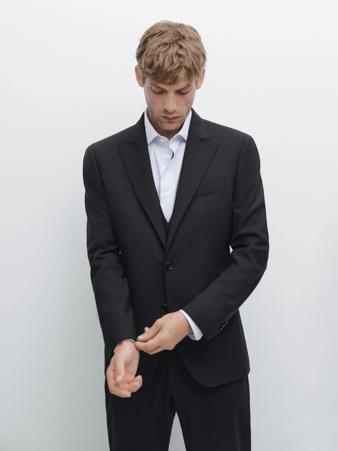 Пиджак с открытыми лацканами - фото 2