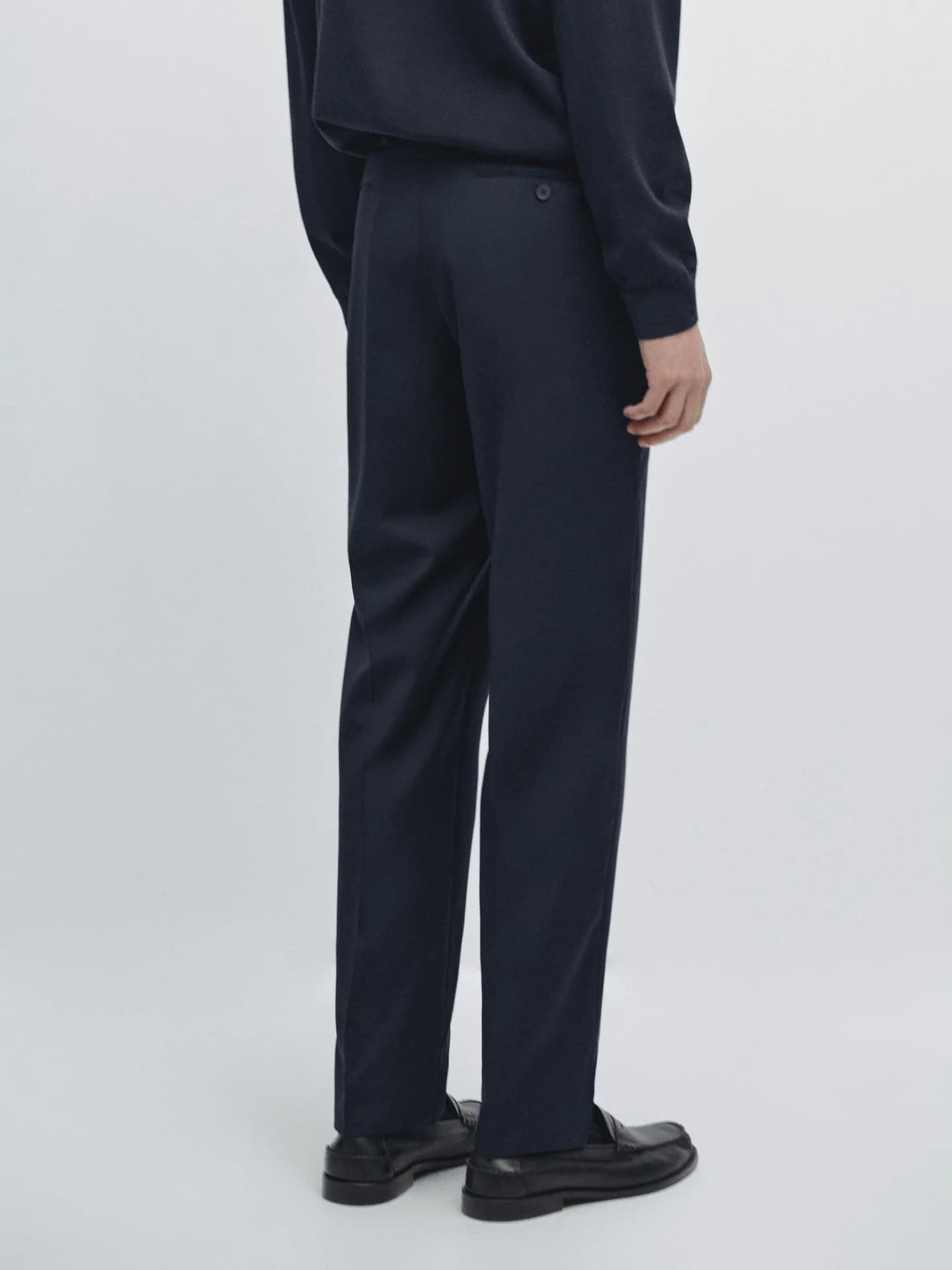 Шерстяные костюмные брюки - фото 2