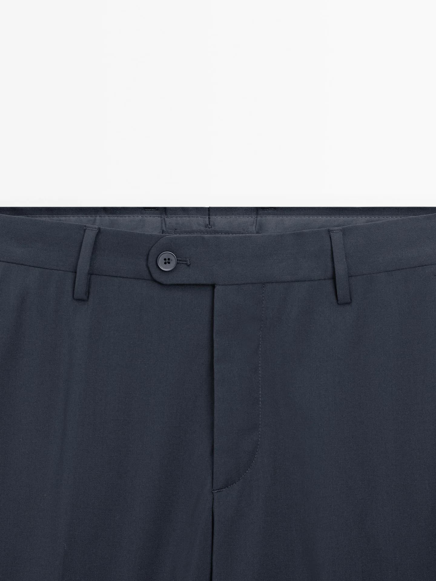 Шерстяные костюмные брюки - фото 7