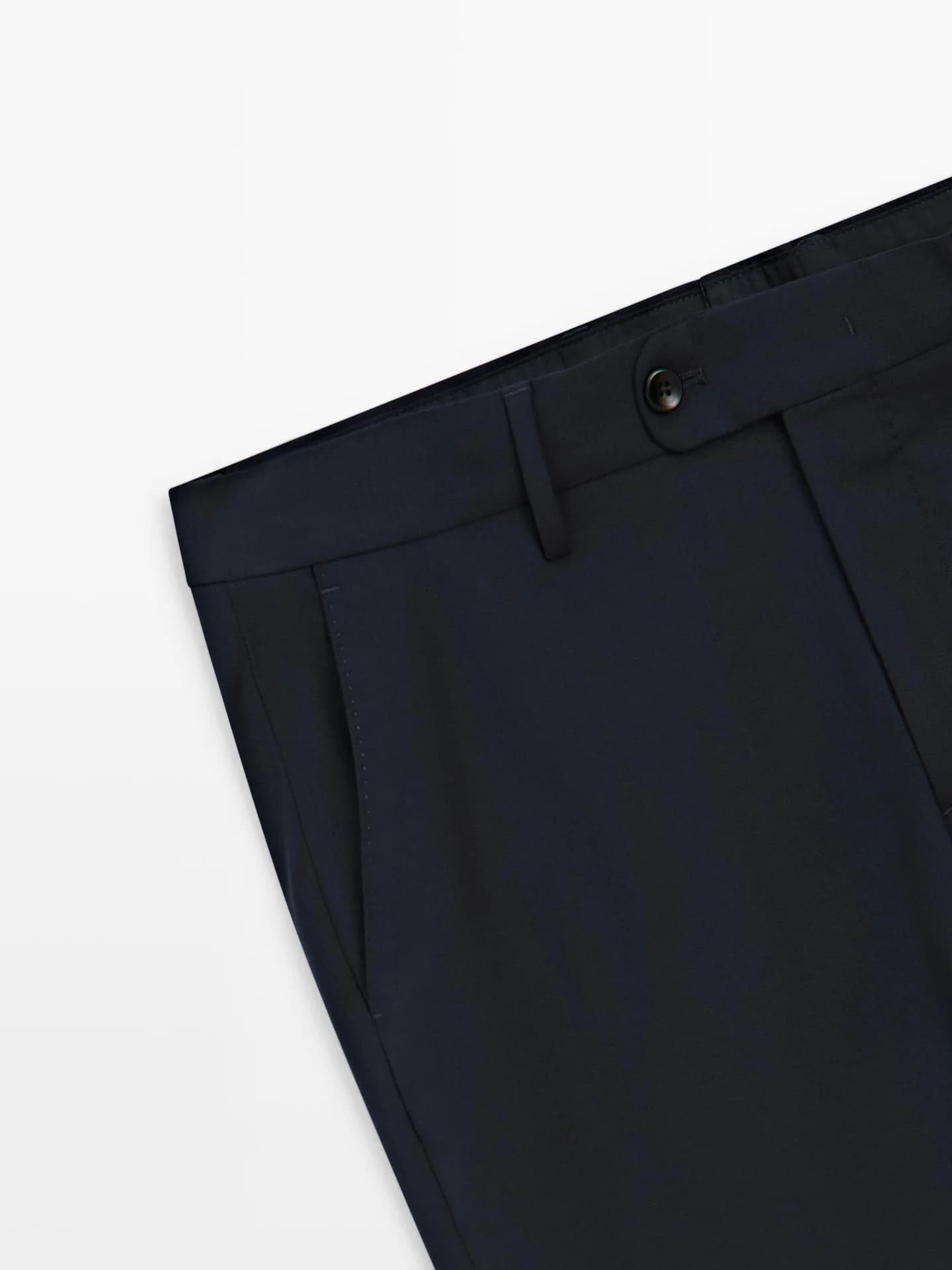 Костюмные брюки из смесовой шерсти - фото 4