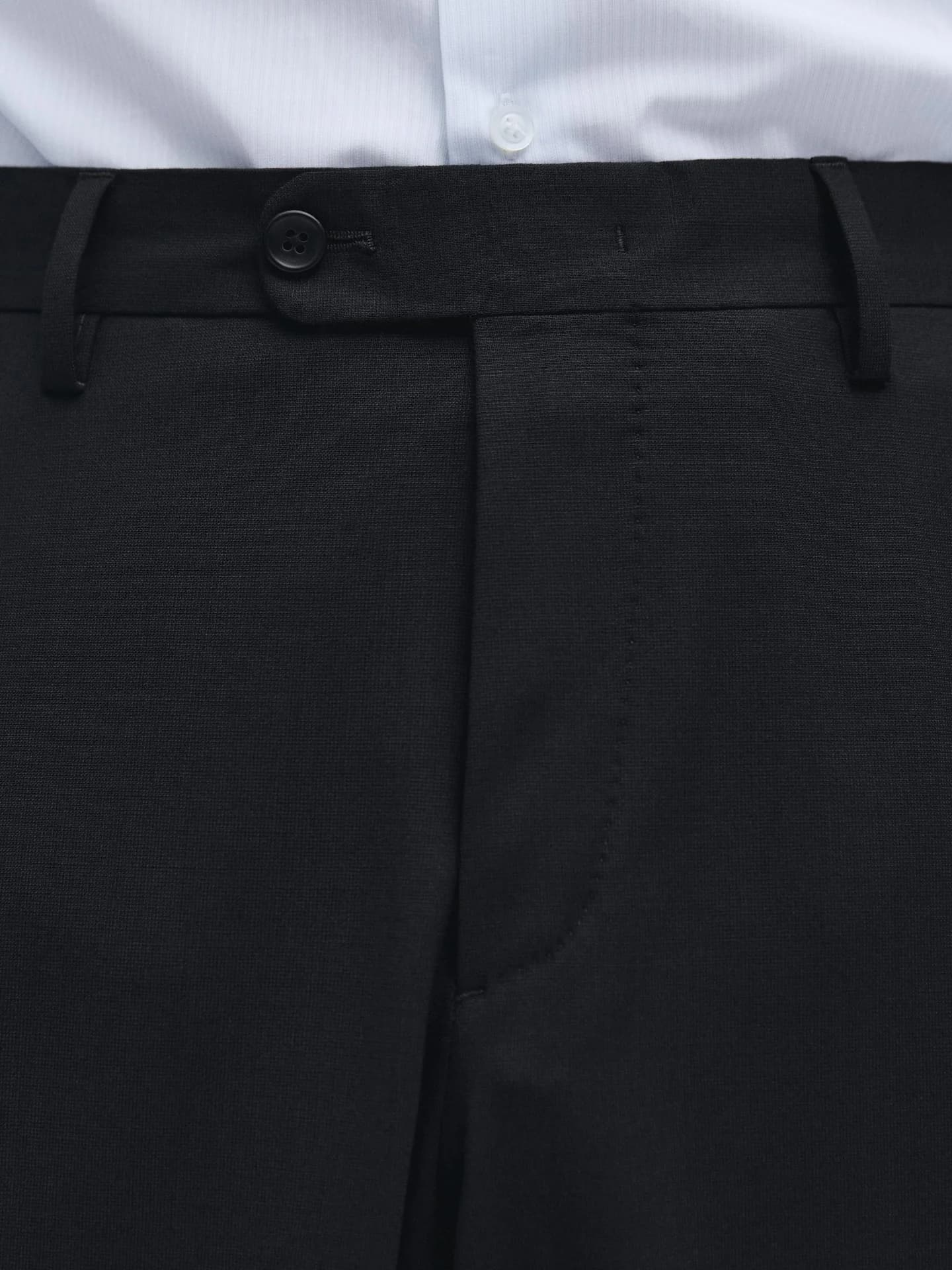 Костюмные брюки из смесовой шерсти - фото 5