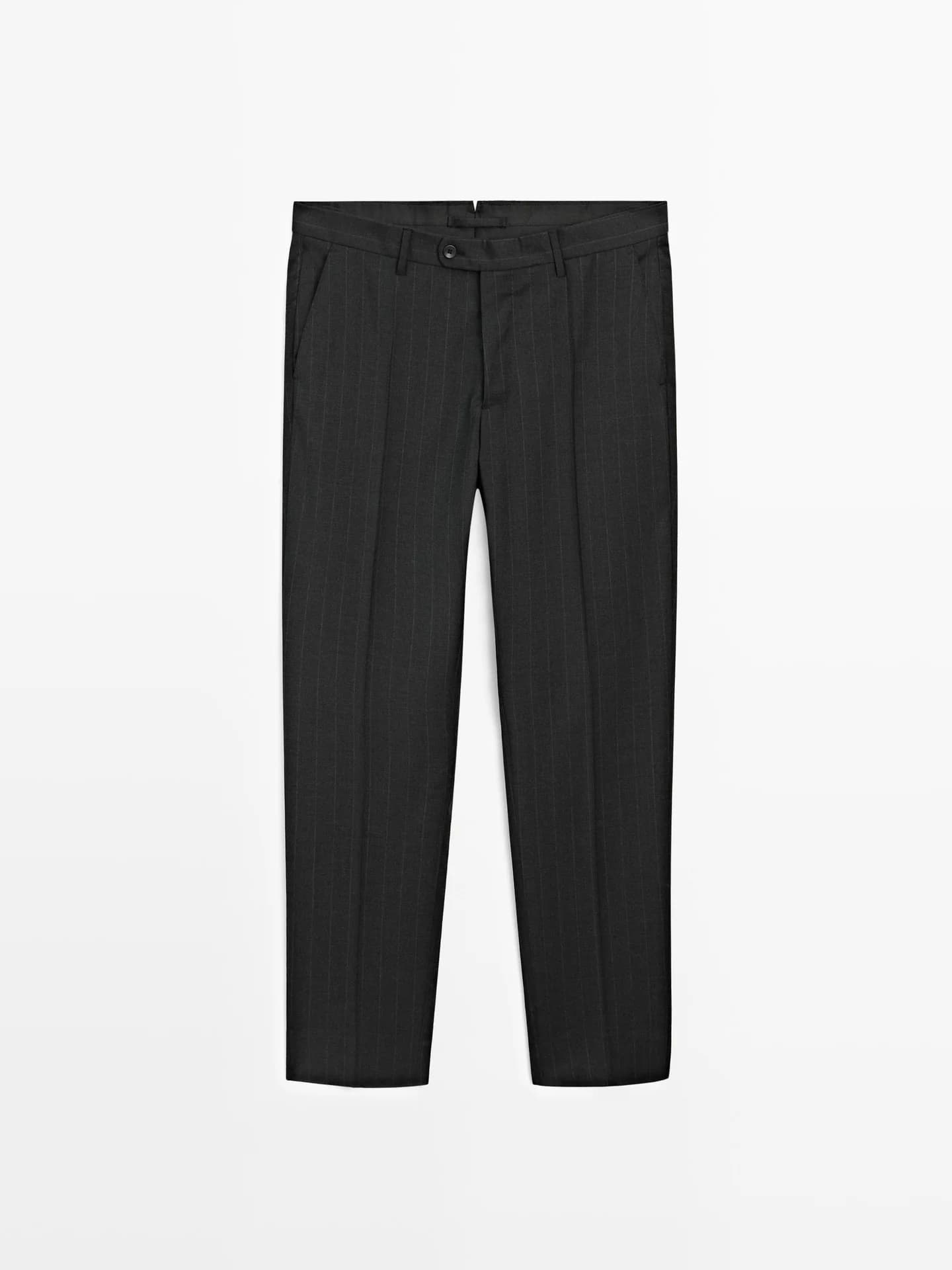 Костюмные брюки в полоску - фото 2