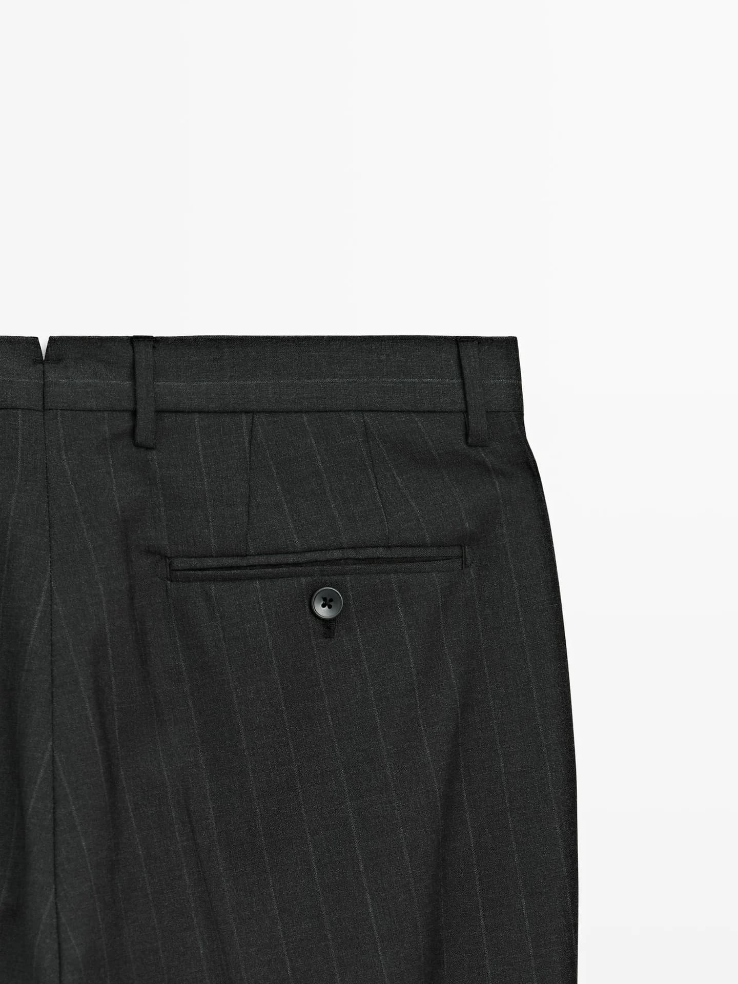 Костюмные брюки в полоску - фото 6