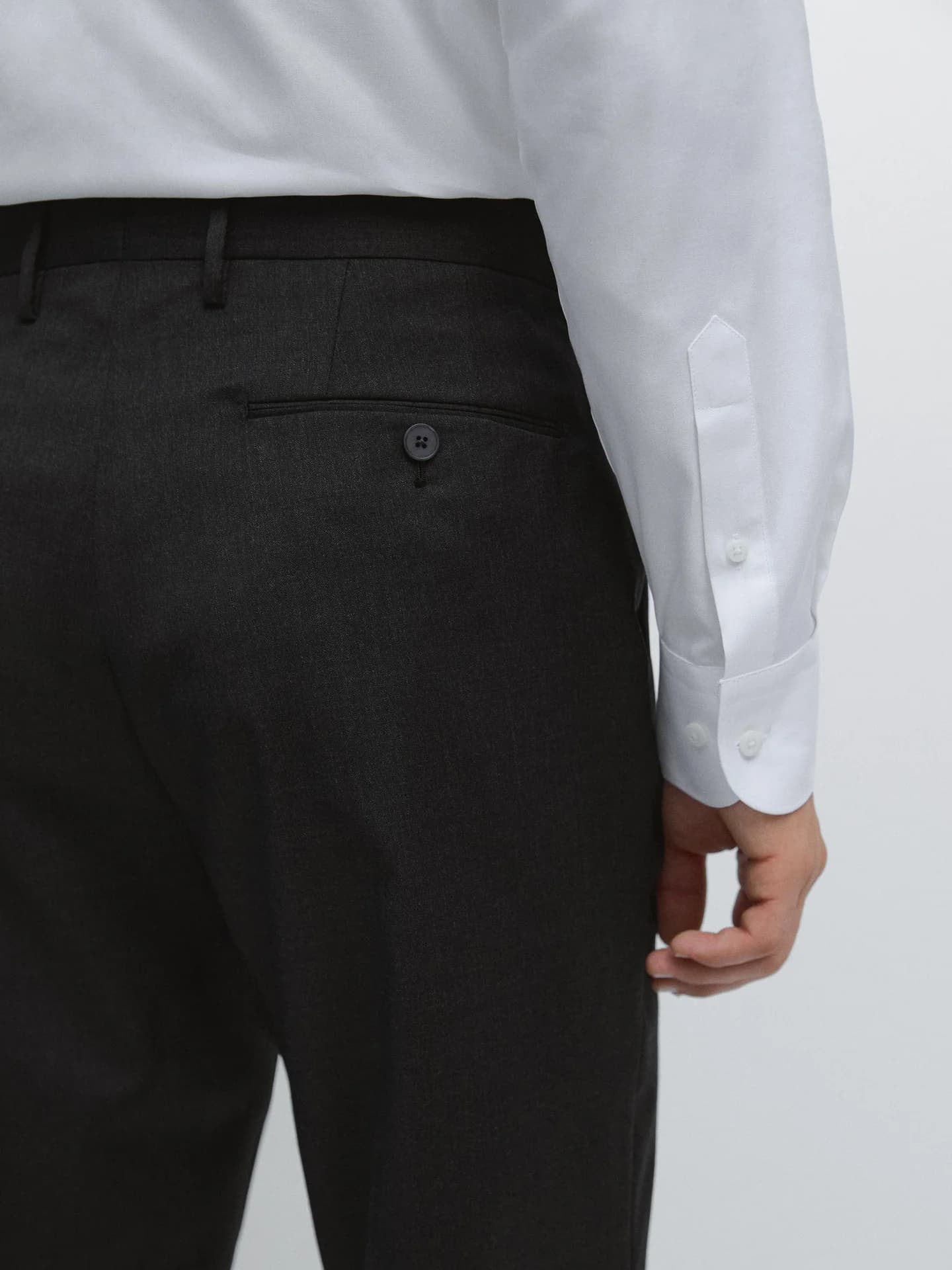 Шерстяные костюмные брюки - фото 2