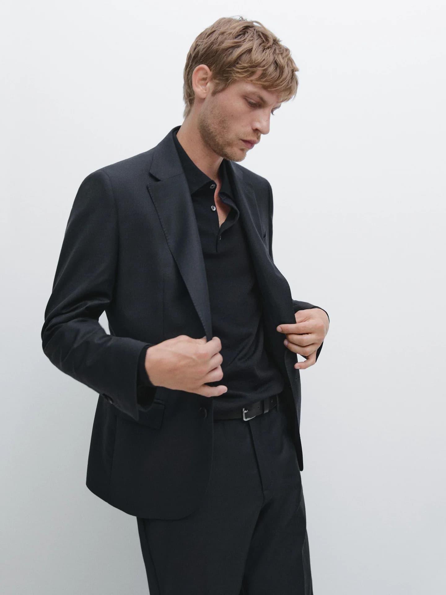 Пиджак с тонкой текстурой