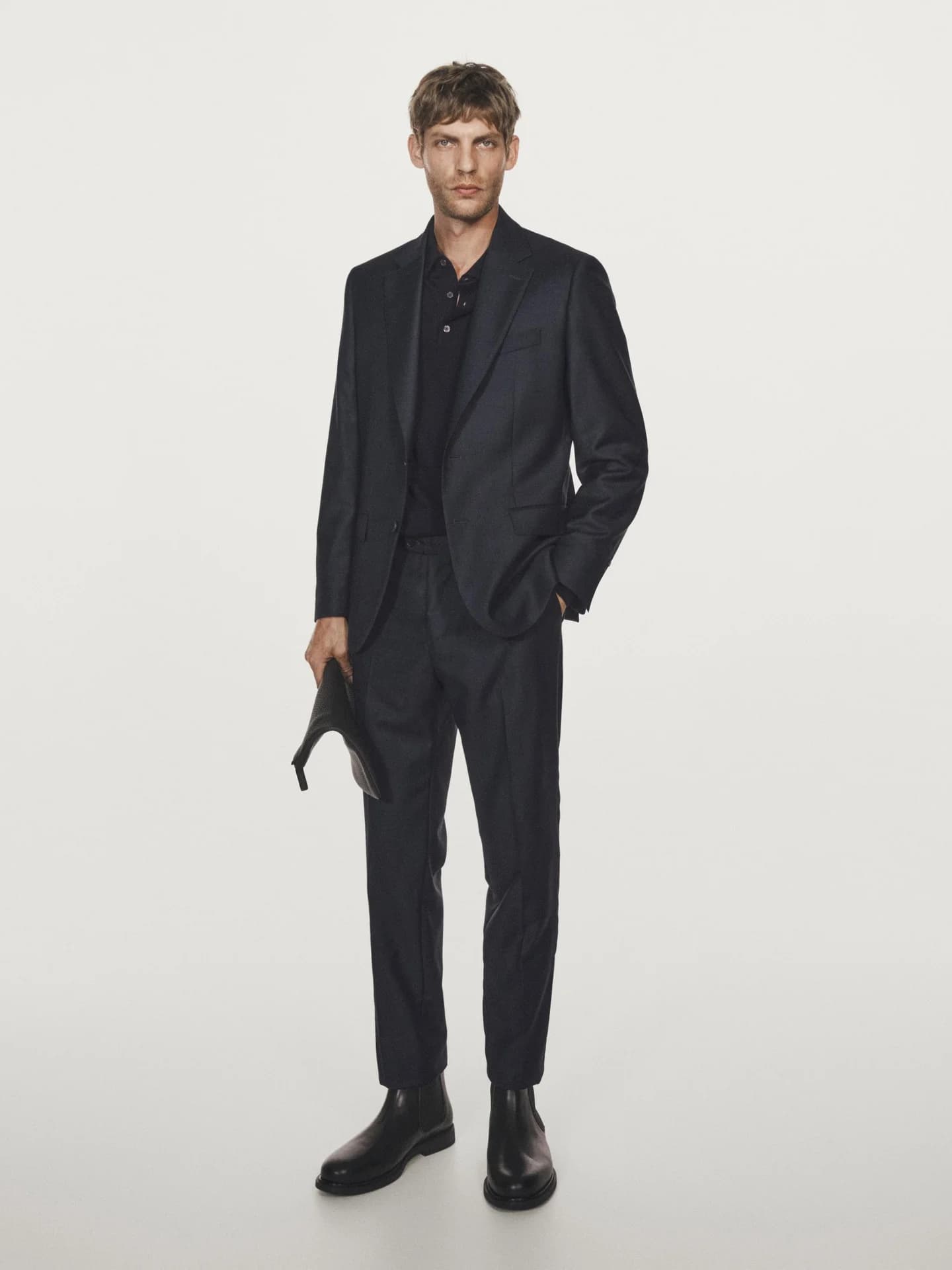 Костюмные брюки тонкой фактуры - фото 10