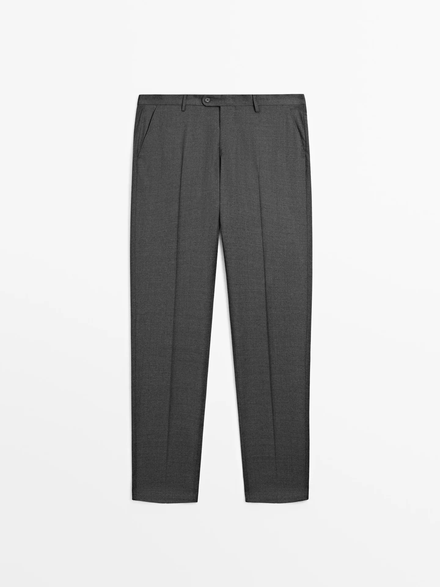 Шерстяные костюмные брюки - фото 4