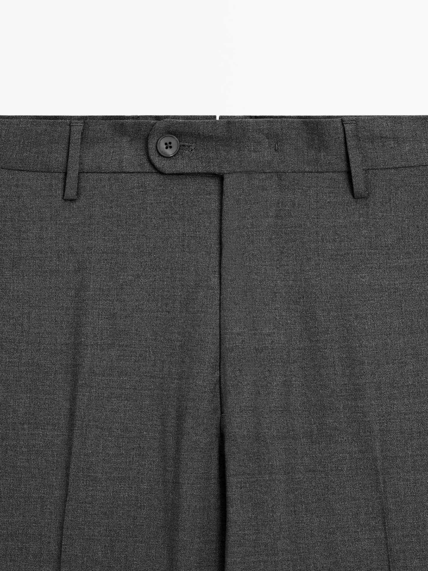 Шерстяные костюмные брюки - фото 5