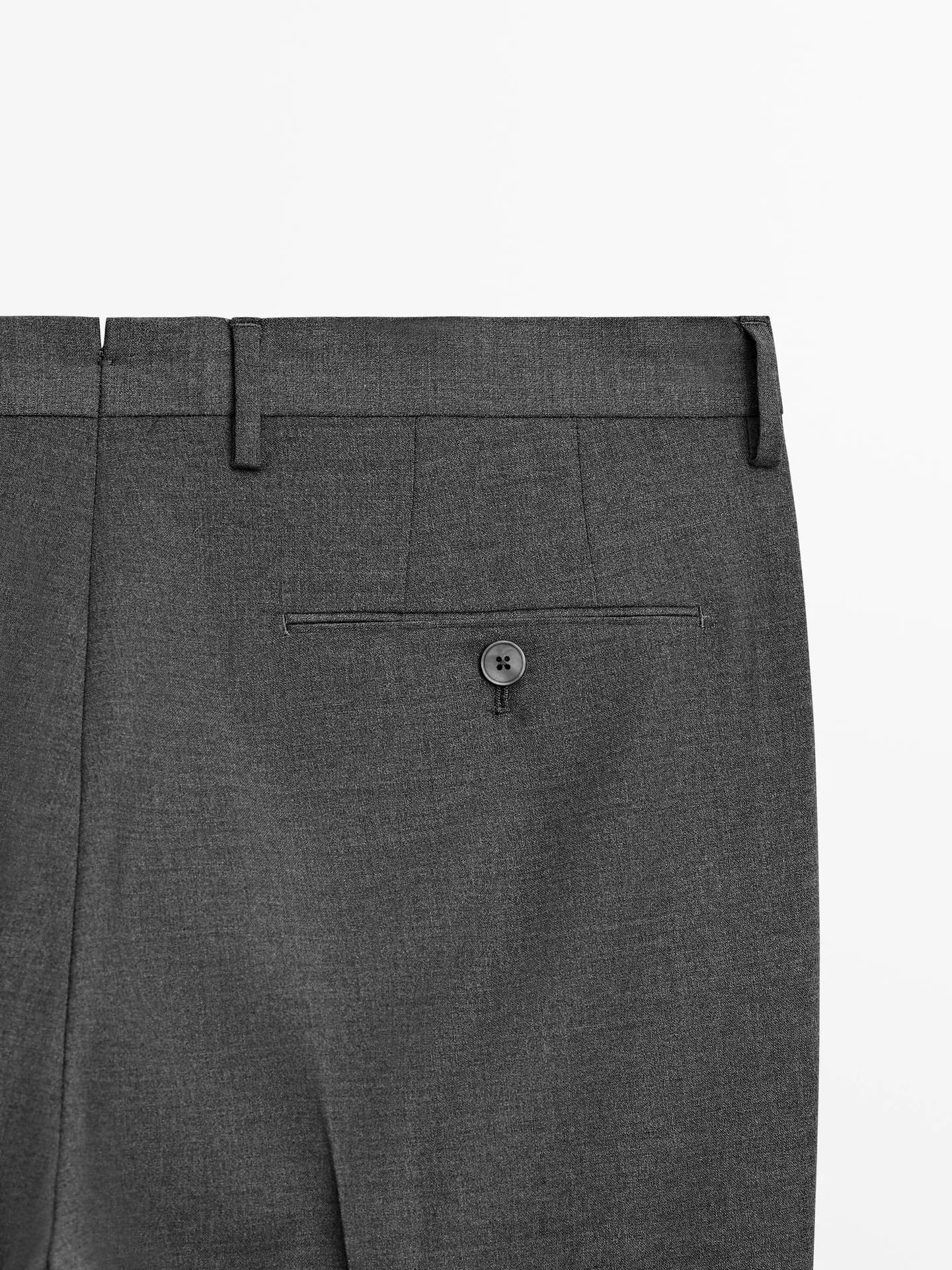 Шерстяные костюмные брюки - фото 6