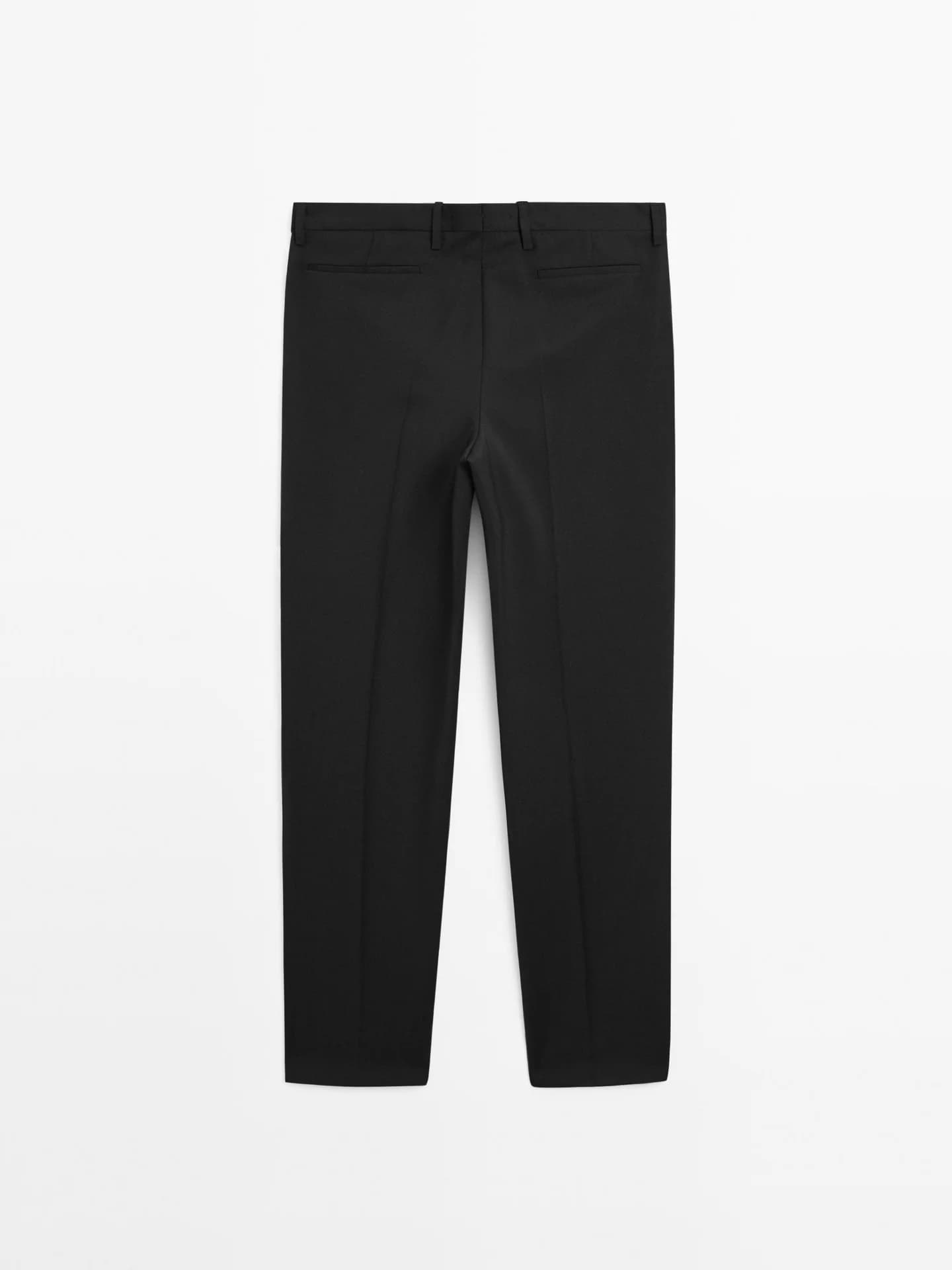 Костюмные брюки из гладкой шерсти - фото 7