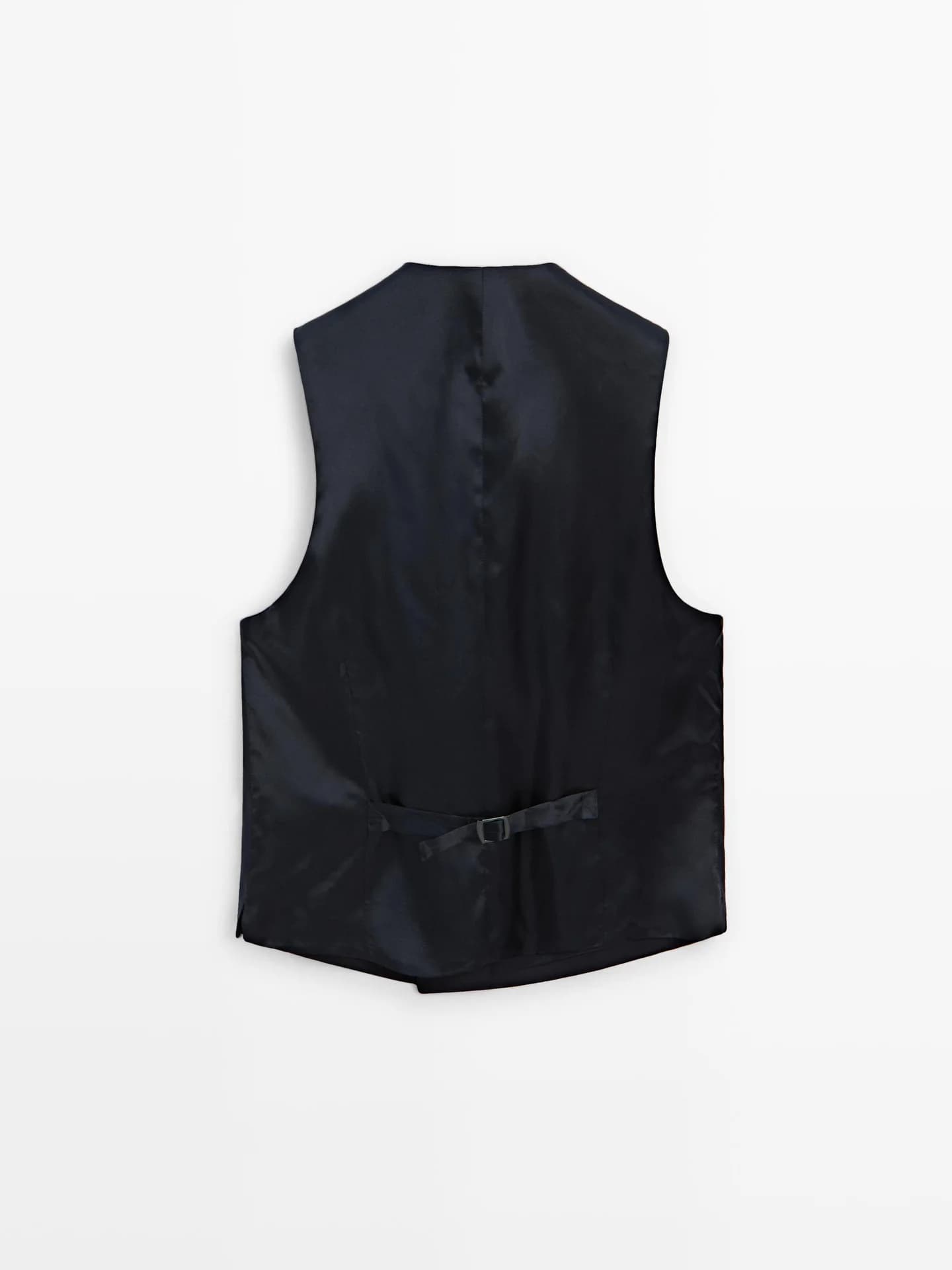 Жилет из смесовой шерсти - фото 5