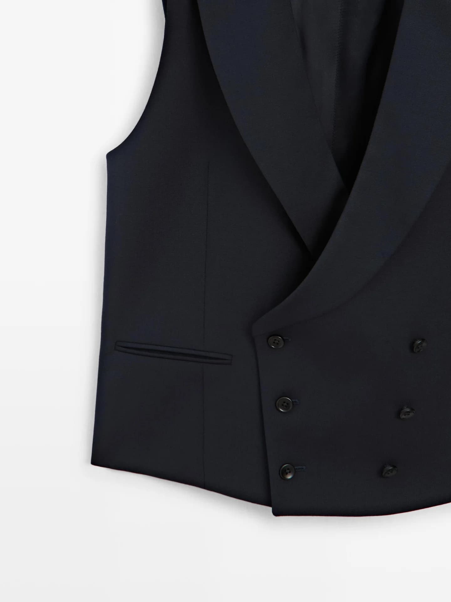 Жилет из смесовой шерсти - фото 10