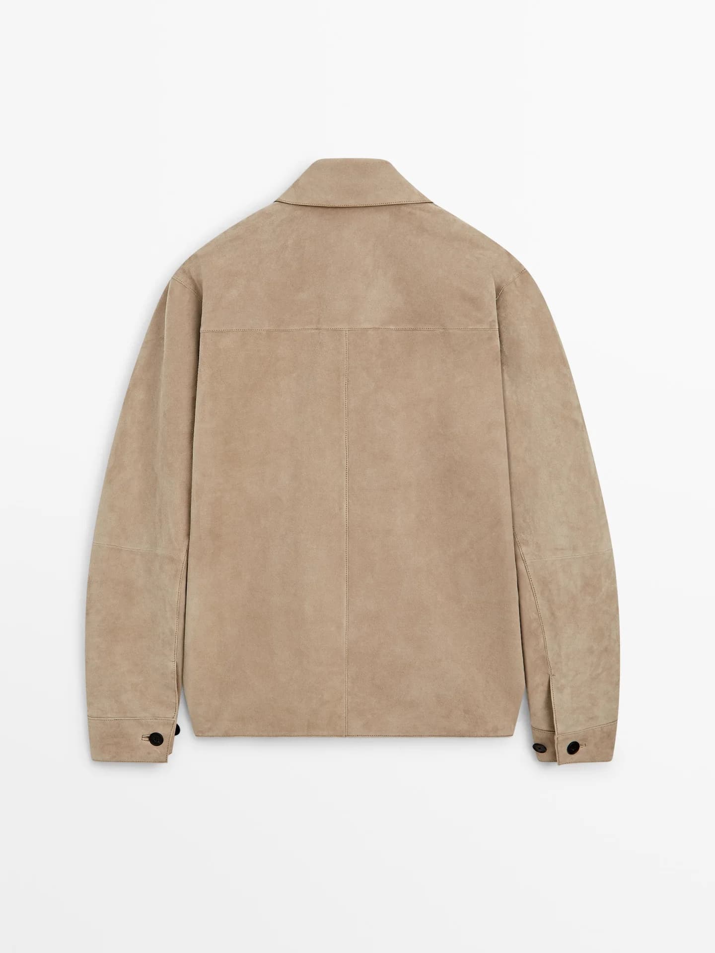 Замшевая кожаная рубашка