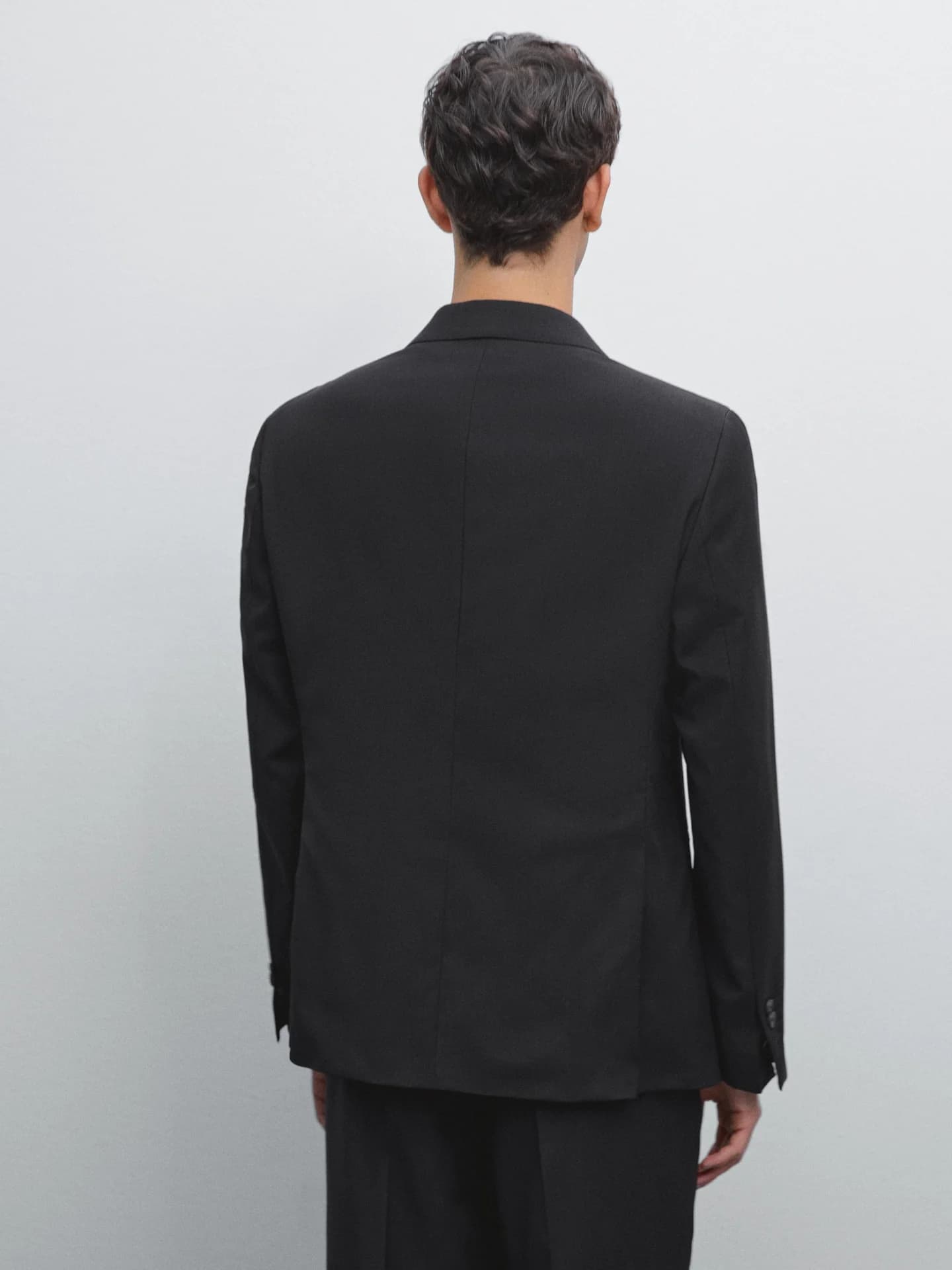 Пиджак из гладкой шерсти - фото 3