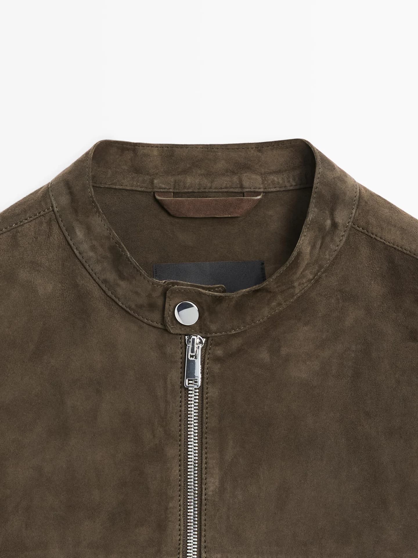 Замшевая кожаная куртка - фото 4