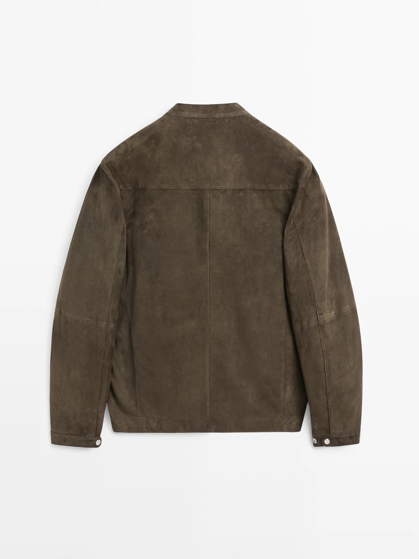 Замшевая кожаная куртка - фото 7