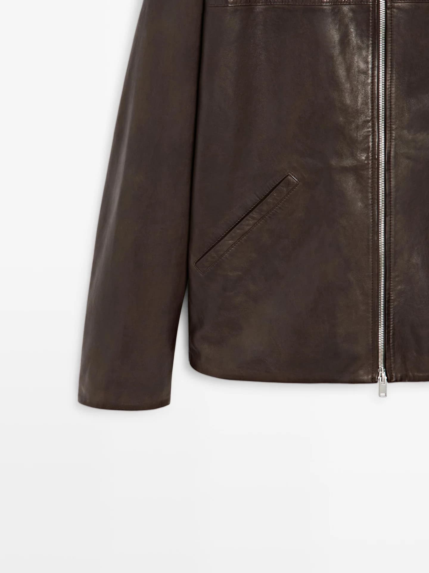 Куртка из искусственной кожи наппа - фото 9