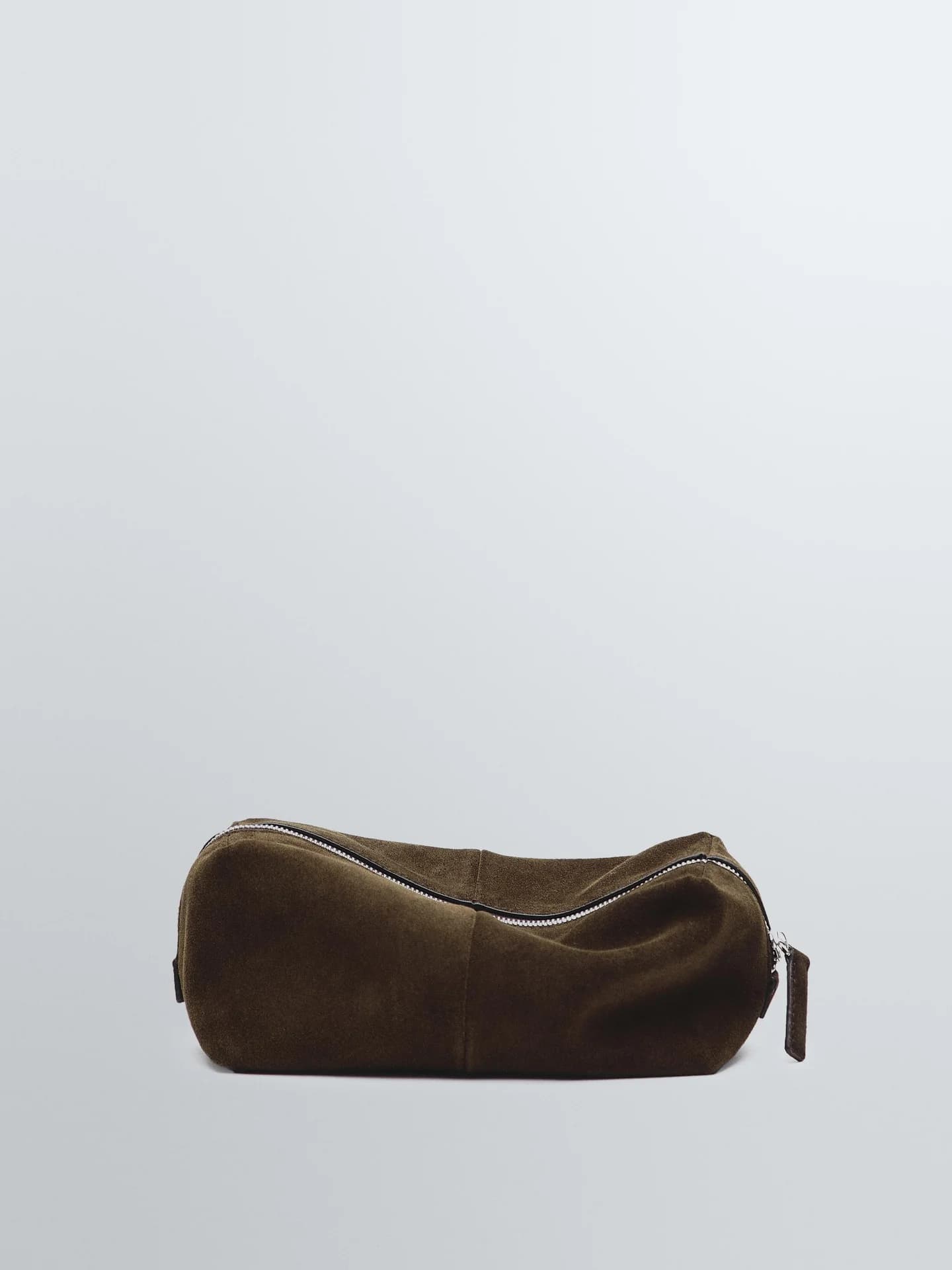 Косметичка из замшевой кожи на молнии - фото 17