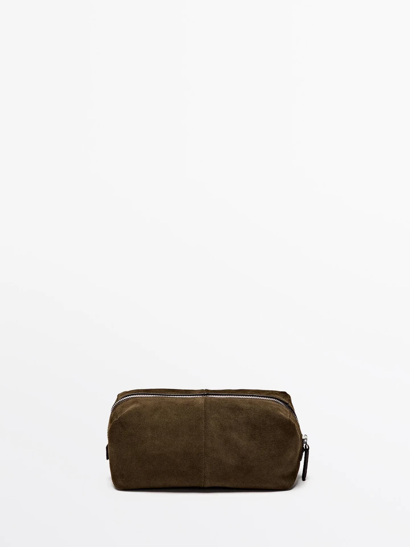 Косметичка из замшевой кожи на молнии - фото 19