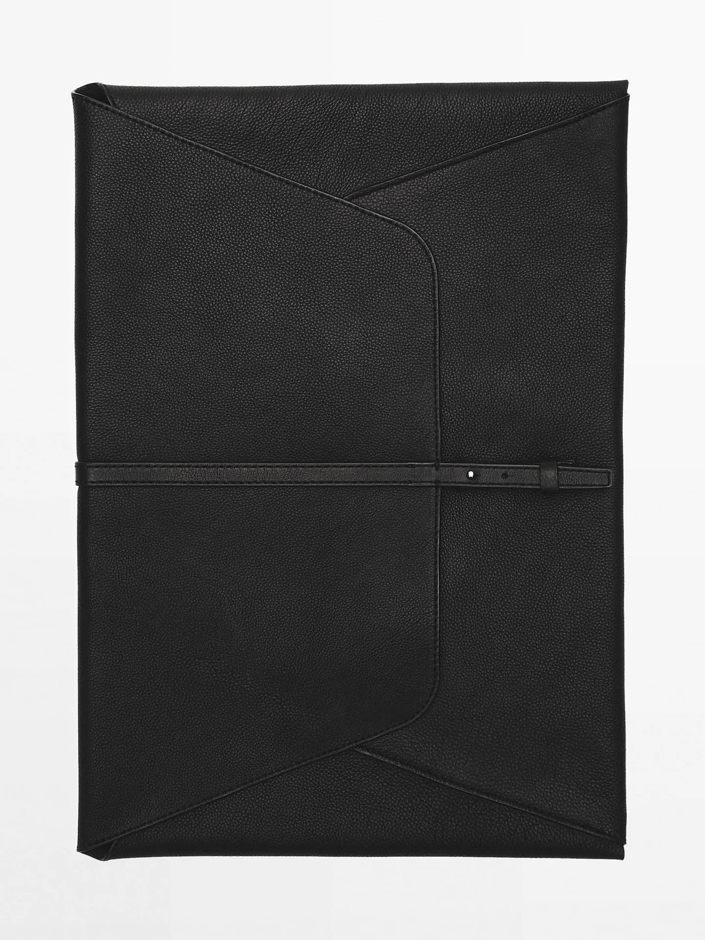 Чехол для ноутбука из воловьей кожи с фактурой наппа - фото 6