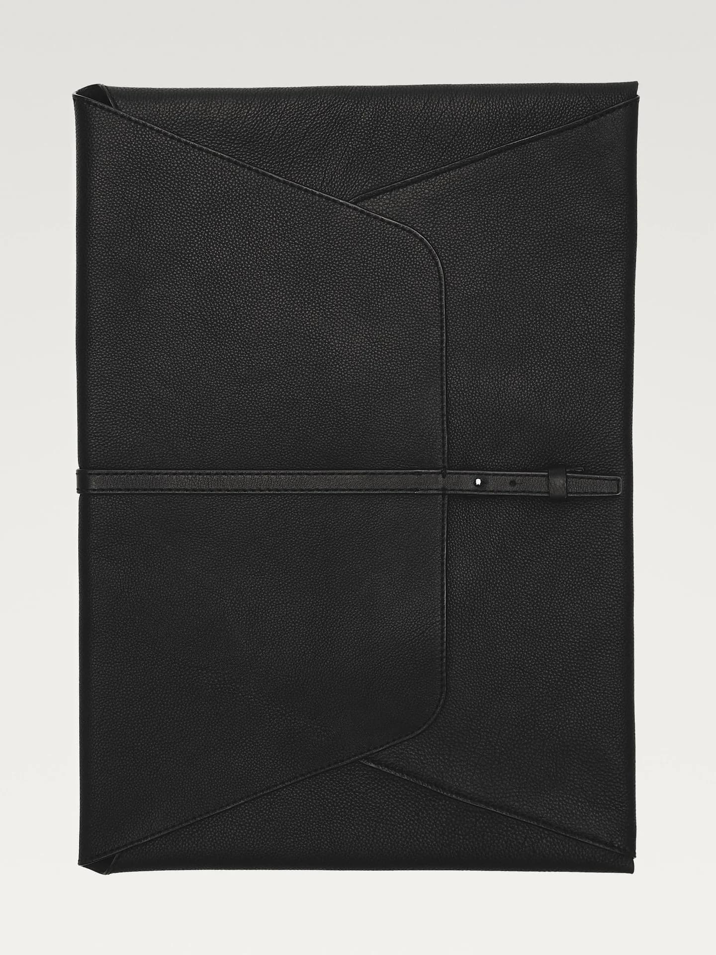 Чехол для ноутбука из воловьей кожи с фактурой наппа - фото 7