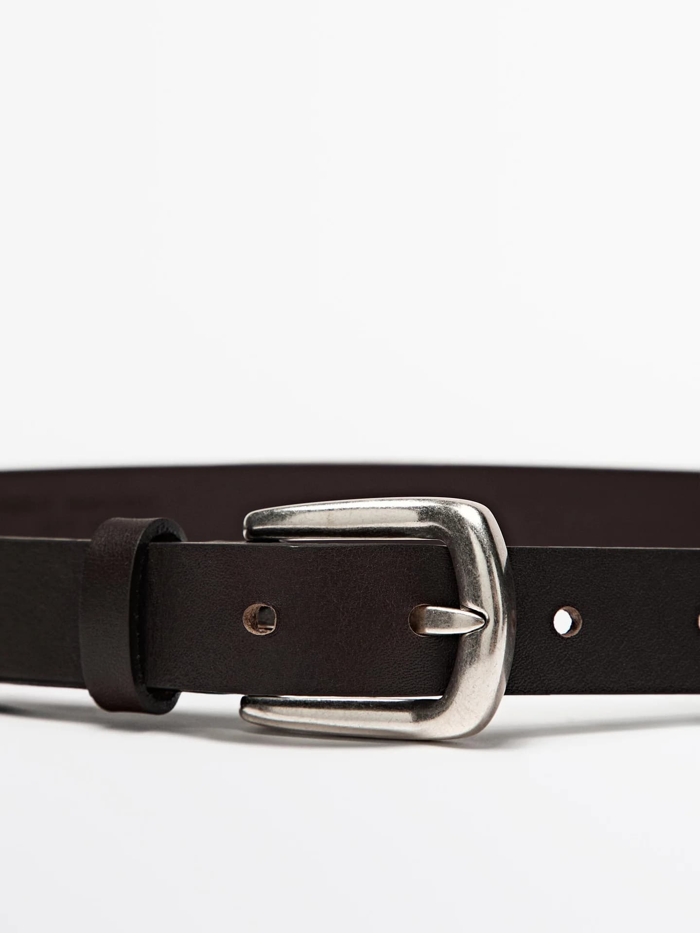 Ремень из кожи наппа - фото 3