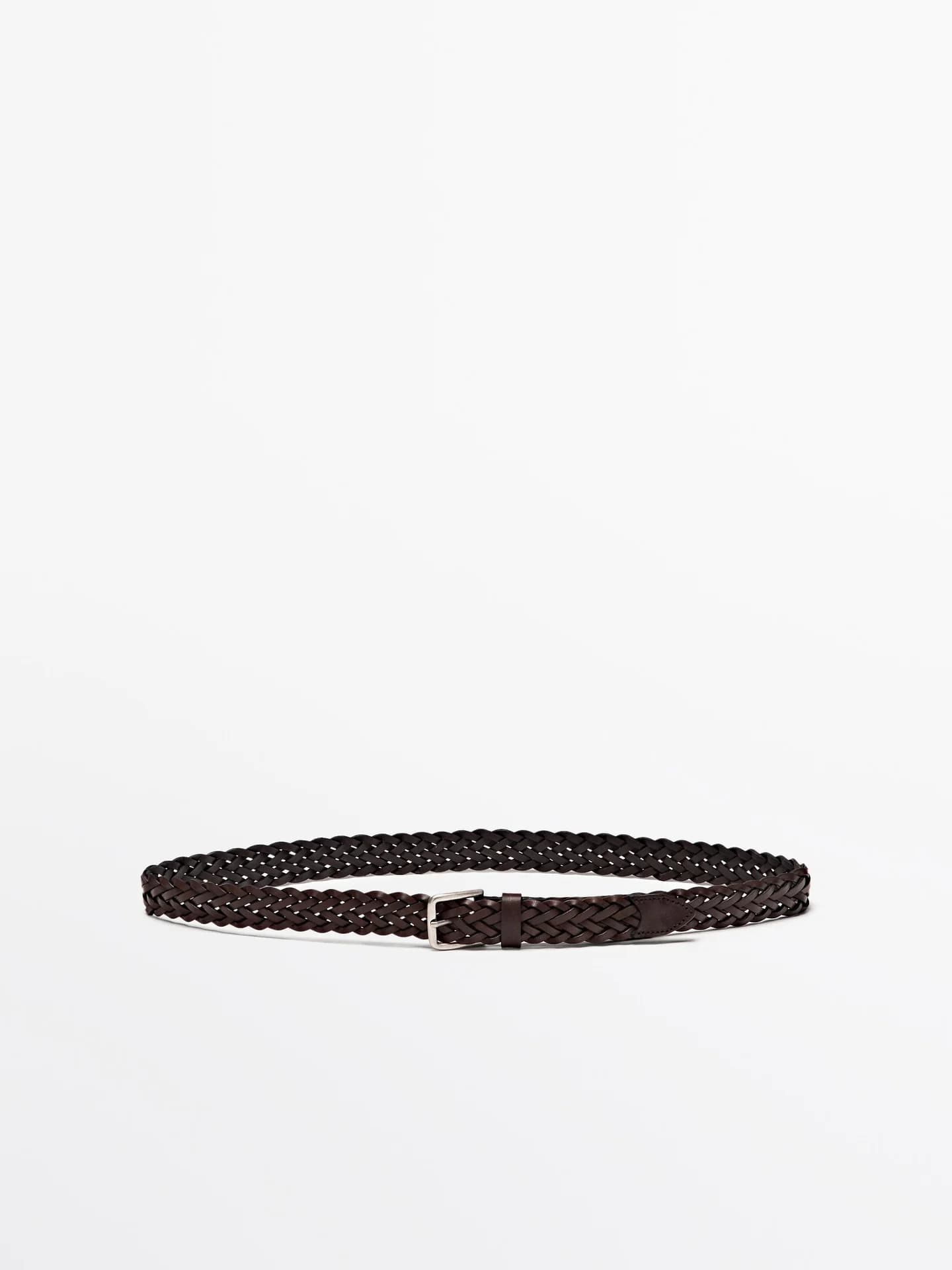 Плетеный ремешок из кожи наппа - фото 9