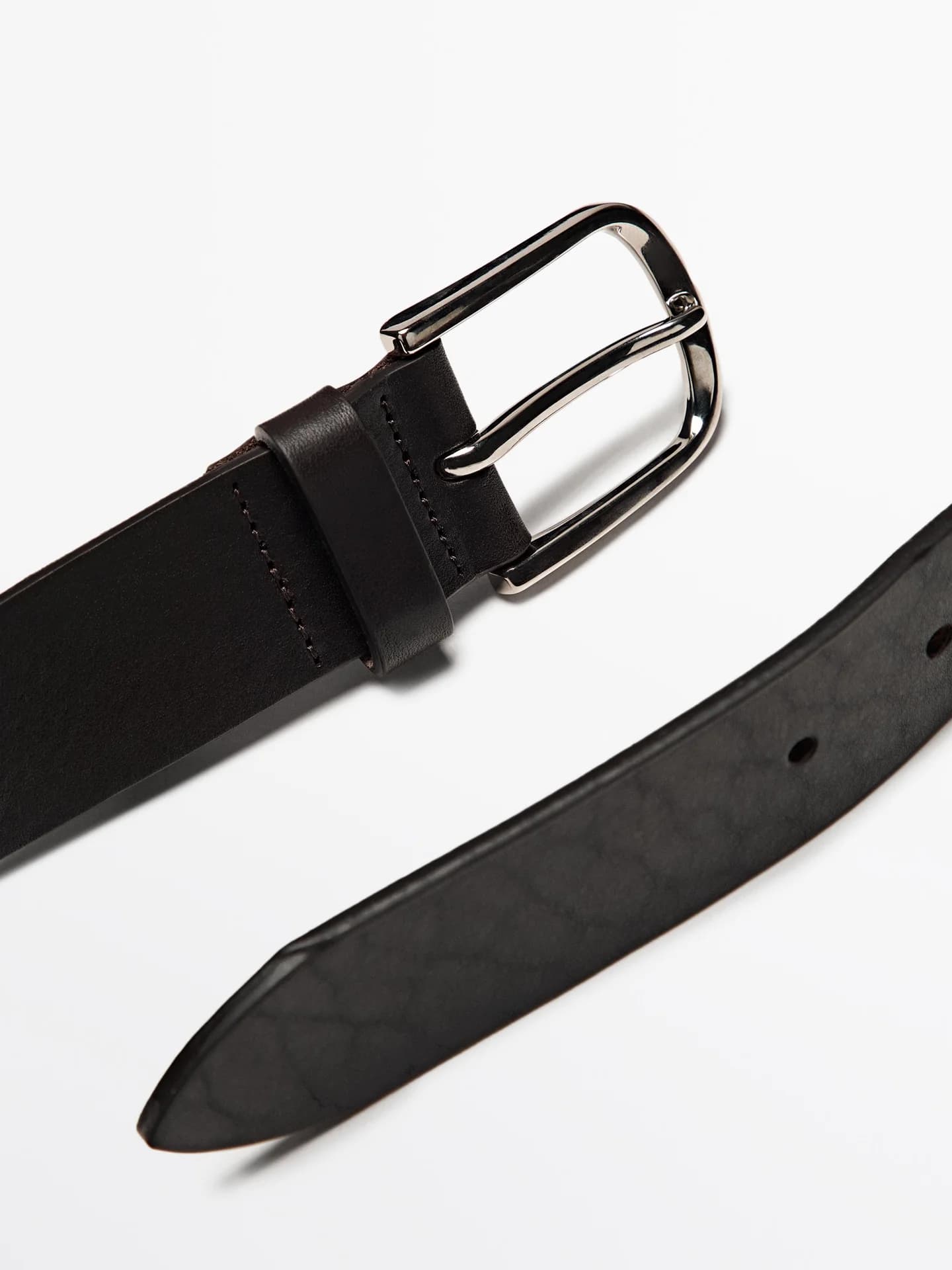 Ремень из кожи наппа - фото 4