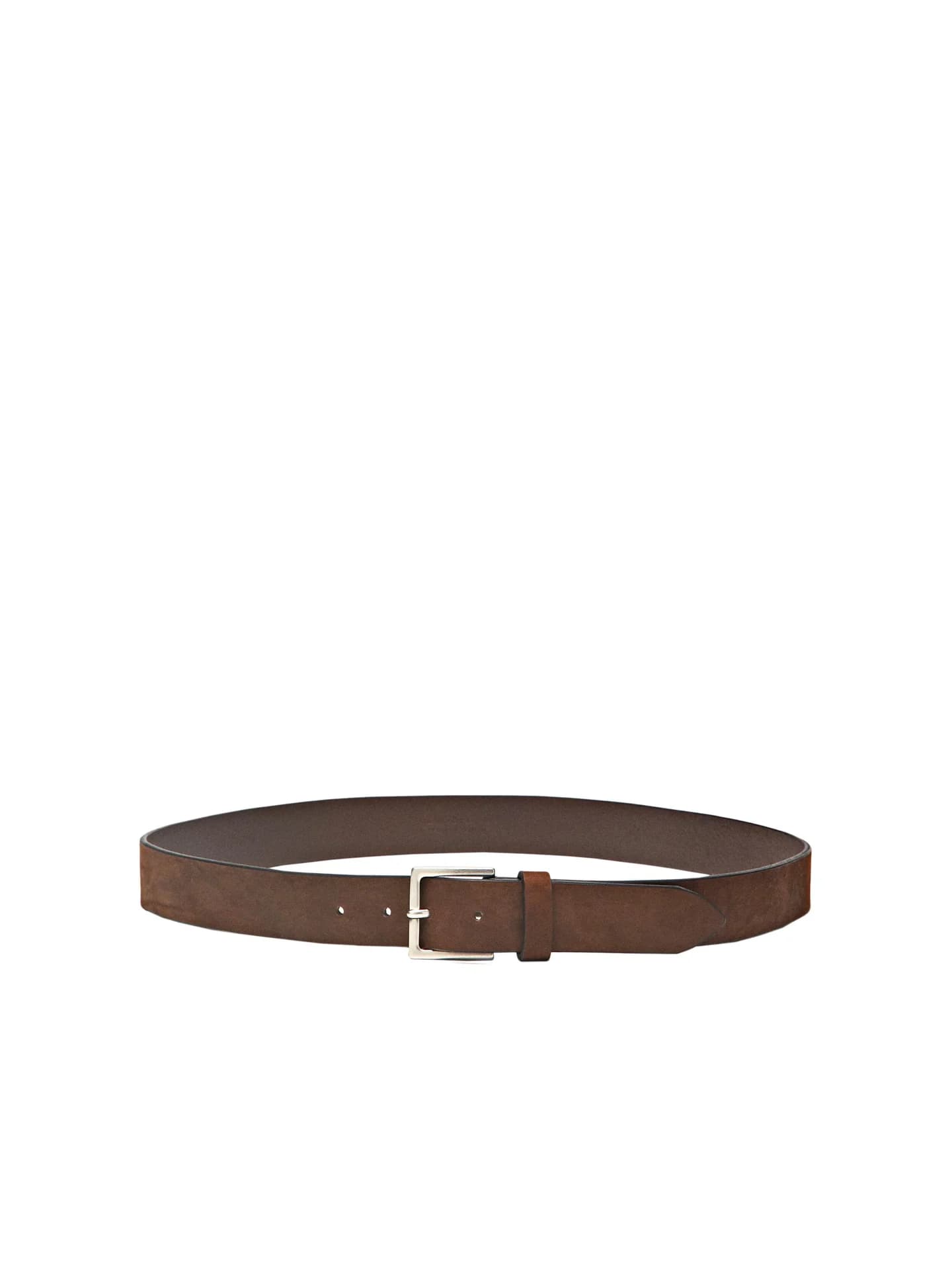 Кожаный ремень с квадратной пряжкой - фото 7