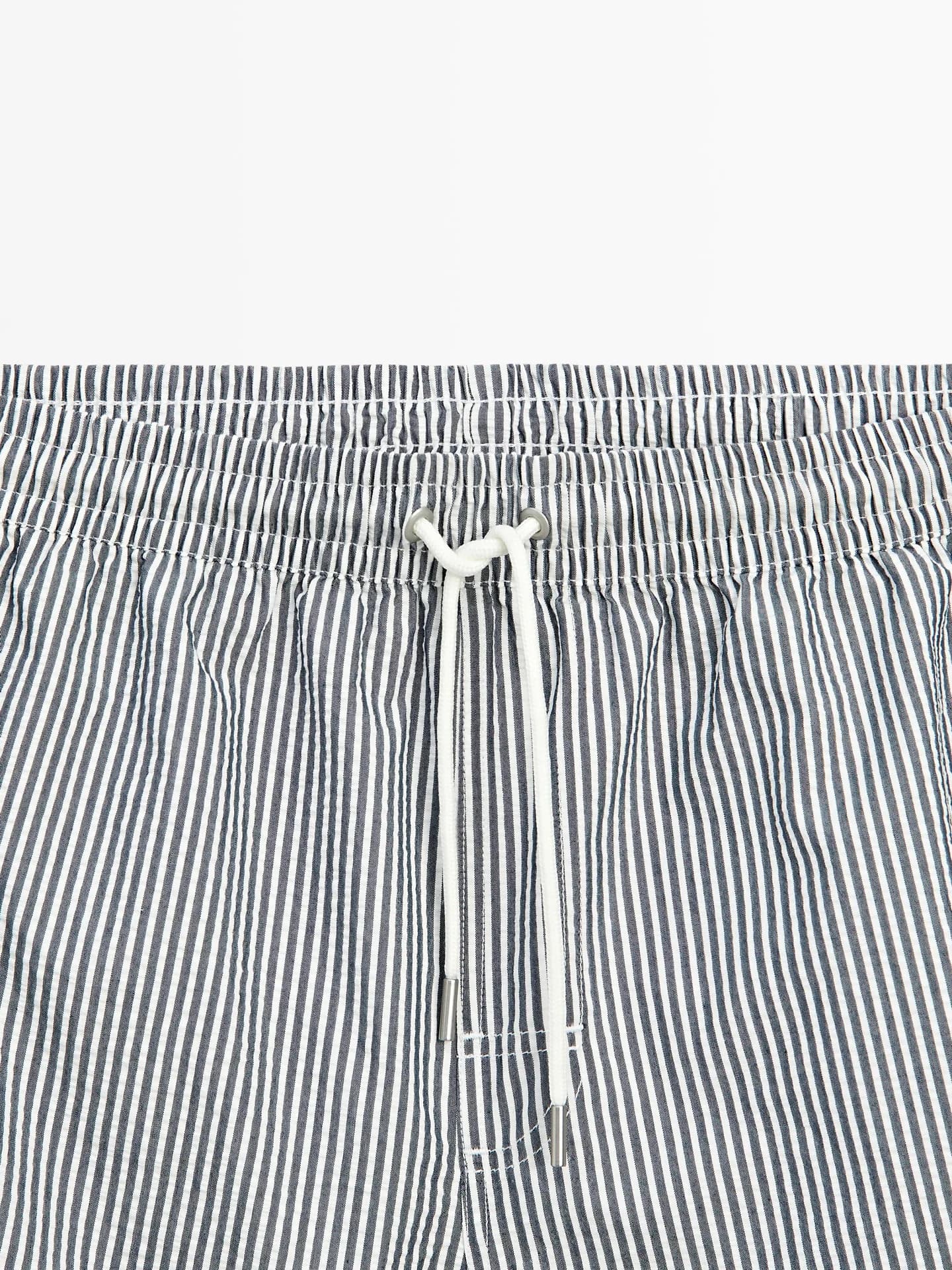 Полосатые шорты для плавания - фото 4