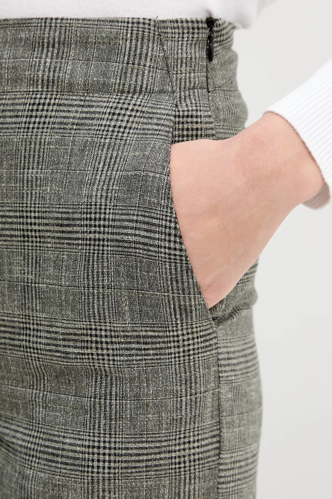 Брюки из смесового льна - фото 4