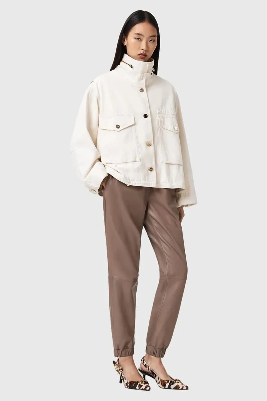 ДЖЕН кожаные брюки - фото 3