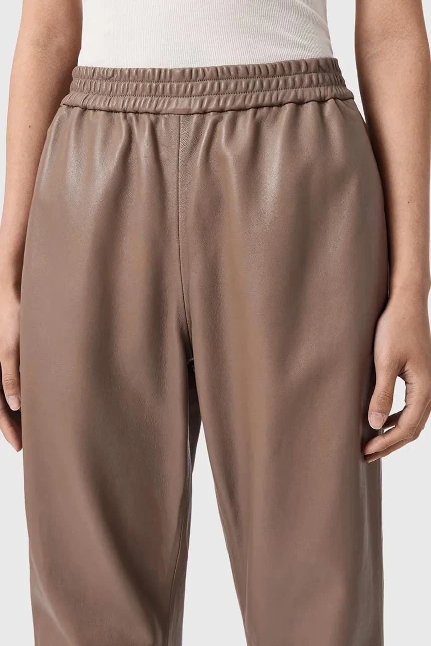 ДЖЕН кожаные брюки - фото 4