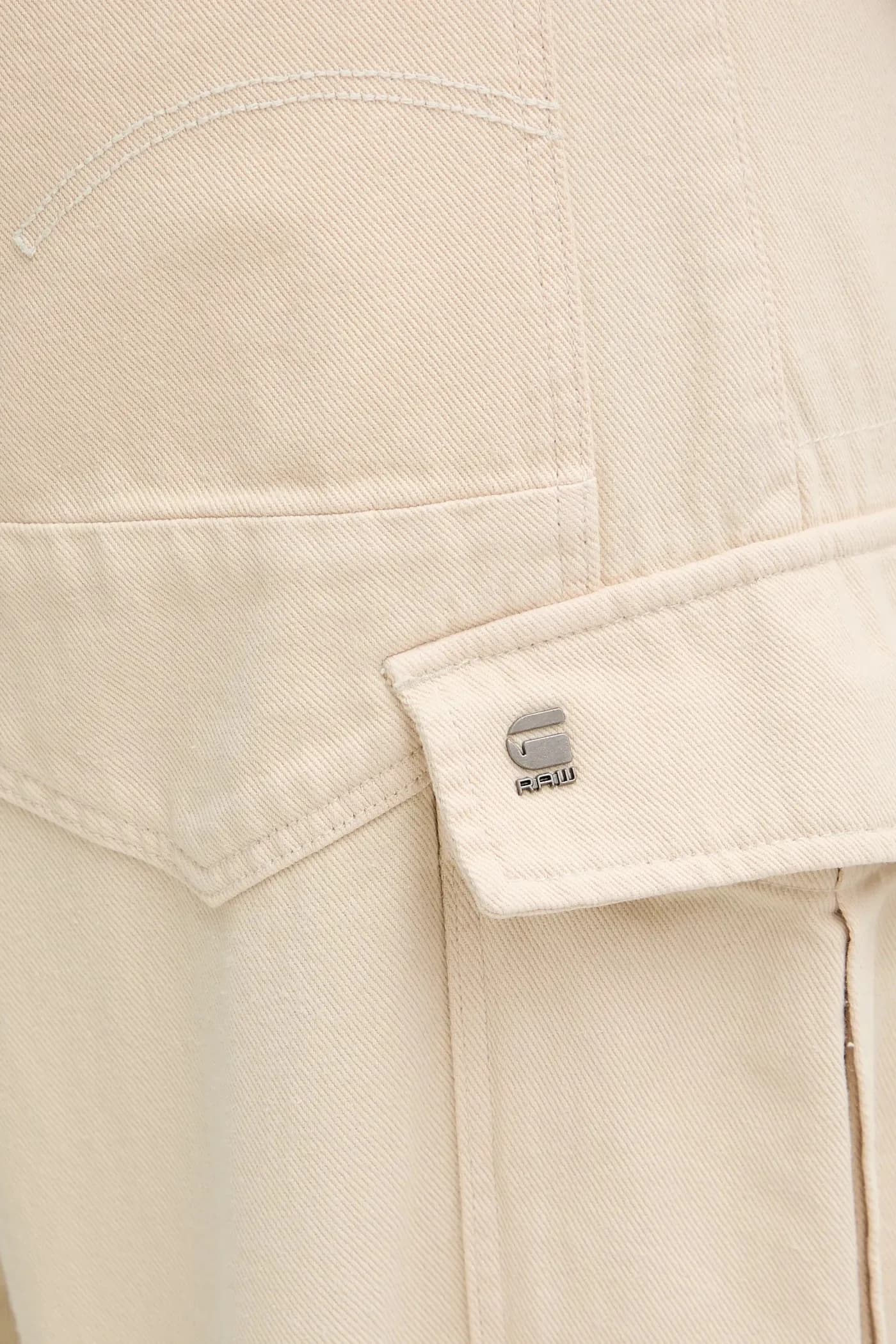 Брюки-бойфренды Cargo 3D из хлопка - фото 4