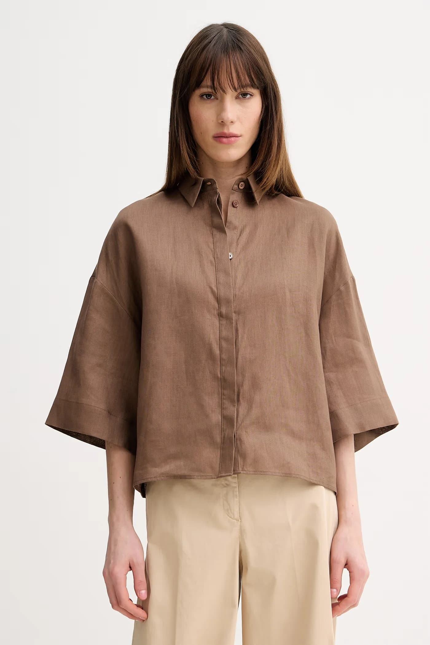 RITO женская льняная рубашка