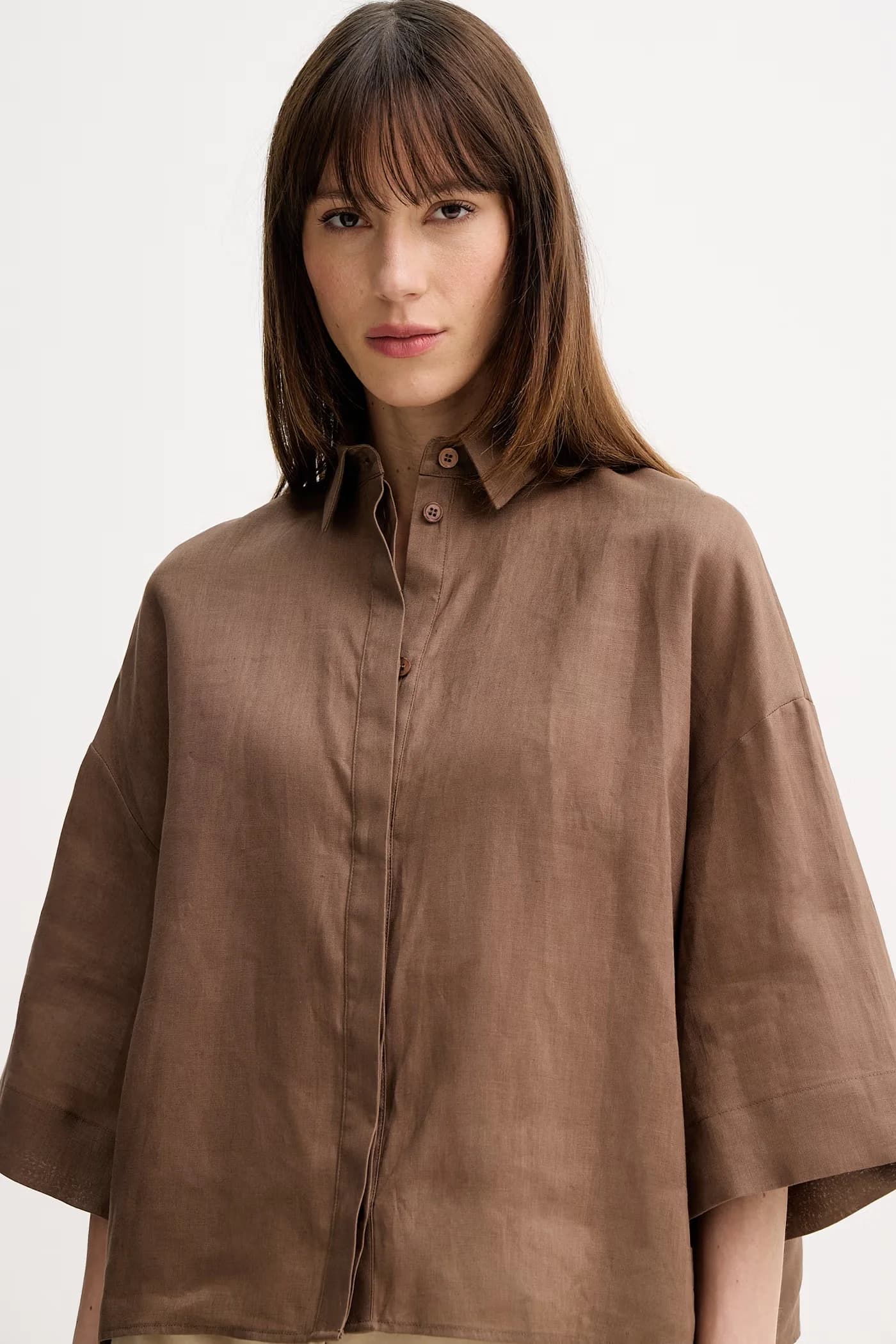RITO женская льняная рубашка - фото 4