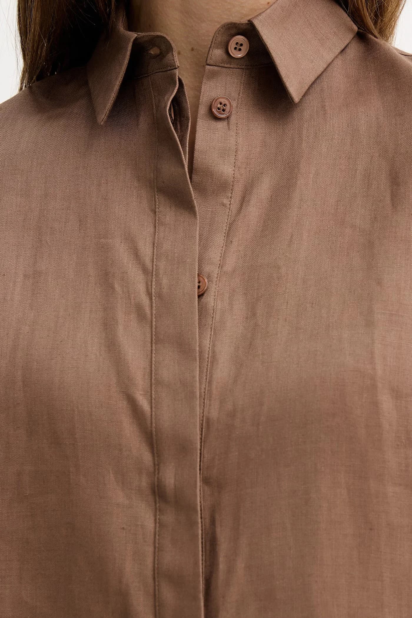 RITO женская льняная рубашка - фото 5