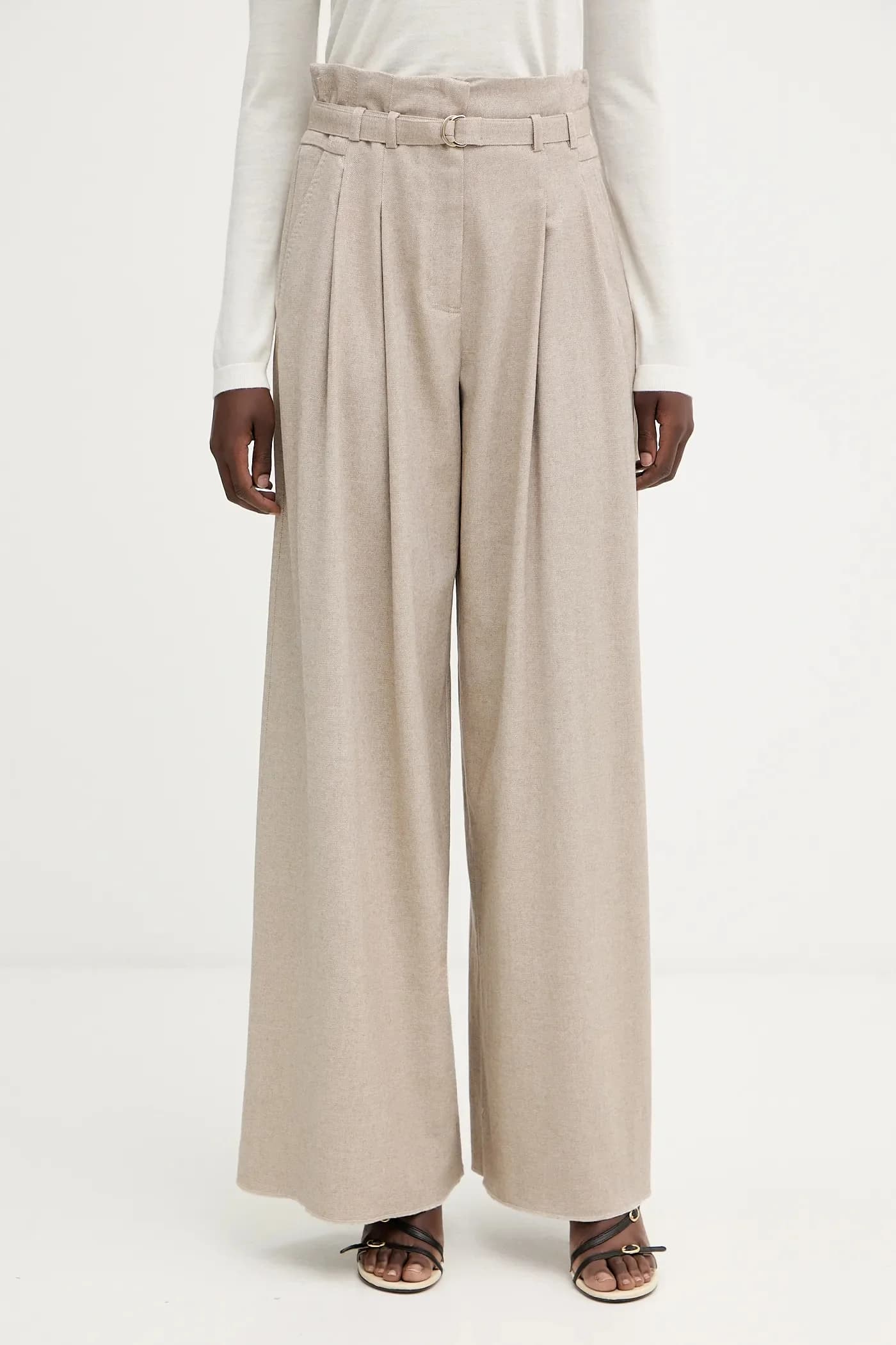 Брюки с шерстью